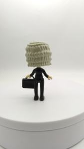 LLavero DE ABOGADO PROFESIONAL, muñeca de PVC de abogado con clip de encanto, decoración de joyería de bolsa regalo a granel - Product Image 4