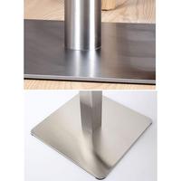 WEKIS Piédestal Robuste en Fer Forgé Noir Base de Table Tulipe en Fonte Pieds de Table en Métal Doré Rond Ovale en Acier Inoxydable