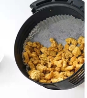 Papier à friser à Air 10 pièces, revêtement en silicone brun ou blanc, pour friteuse à Air