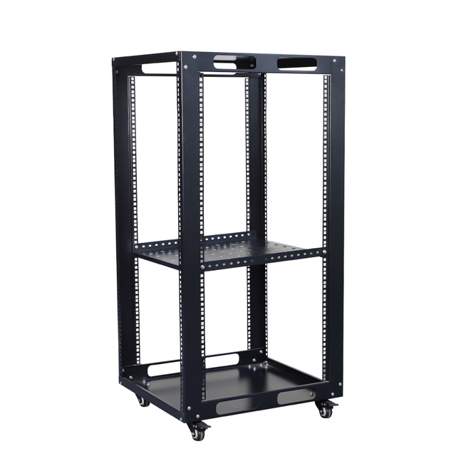 2Post 4 Posts Cabinet Network 19 Inch 42U Open Frame Server Rack Assembling 42u Standing Open Rack
