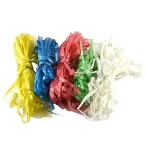corda de 500 metros Suppliers-Mts 10 Biodegradável Colorido Rolo de Corda de Plástico para Jardim PP cordas laço de Ráfia PP materiais de embalagem
