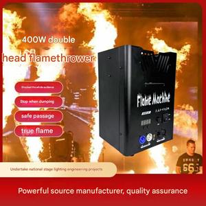 Cool FX Stage <strong>Firelight</strong> Effect Equipment 400w Double Head Flame Machine Double Heads Fire Machine for Stage Theater Park DMX Control - Product Image 3