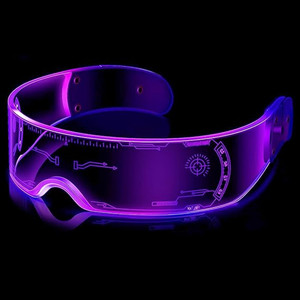 Gafas LED multicolores en una, suministro de fiesta con luz brillante para Bar Club <span class=keywords><strong>Halloween</strong></span> - Product Image 1