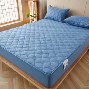 100% Polyester matelassé imperméable protecteur de lit hôtel matelas <span class=keywords><strong>drap</strong></span> <span class=keywords><strong>housse</strong></span> pour adultes qualité tricoté <span class=keywords><strong>housse</strong></span> de matelas <span class=keywords><strong>40</strong></span> - Product Image 2