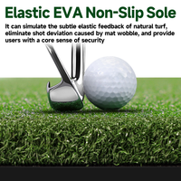 Tapis de Pratique de Golf Professionnel Grearth – Tapis de Frappe Commercial en Gazon Synthétique PA pour Toutes Positions