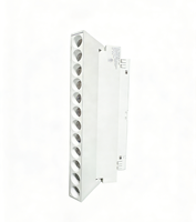 Lumière de piste magnétique en aluminium COB de haute qualité ETL CE SAA, blanc, Dali Dim 6W 12W 18W, lampe à grille pliable LED, système intelligent DC48V