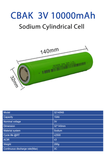 Sib 32140NS HiNa Sodium Ion Battery 32140NS 10ah Manufacturer 110wh/kg Lithium Ion Scooter Battery Battery - Product Image 2