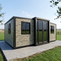 Bâtiment de bureau pliable de 20/40 pieds, conteneur mobile préfabriqué extensible et écologique, certifié CE de haute qualité