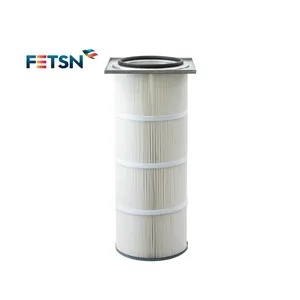 Factory Direct Supply Industrial Manufacturer Pleated Dust Air Filter Cartridge Filter Dust Collection