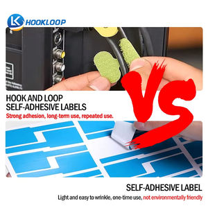 Etiquettes de gestion pour câbles en gros Etiquettes à crochets et boucles régulières multicolores pour écrire sur les cordons Etiquettes de fils Etiquettes de câbles et étiquettes de fils - Product Image 4