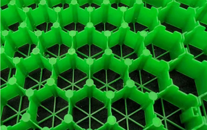 <span class=keywords><strong>Grille</strong></span> de pavage en nid d'abeille en PEHD pour allées, aménagement paysager, géocellules et caniveaux de drainage - Product Image 3