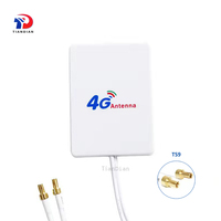 Antenne de panneau LTE 3G 4G de poche, régulateur de routeur externe 2x2 MIMO SMA-Male TS9 CRC9