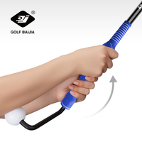 Golf Gold Internal Rotation Swing Trainer - bleu Maîtrisez la libération retardée du swing, pour droitiers.