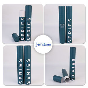 Embalaje de tubo de papel de cilindro de artesanía Kraft biodegradable de alta calidad con tapa - Product Image 6