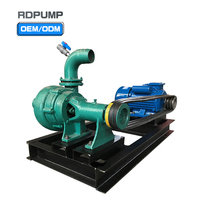 Mini pompe centrifuge horizontale robuste pour dragage d'or, pompe à boue de 6 pouces pour aspiration de sable destinée au dragage aurifère