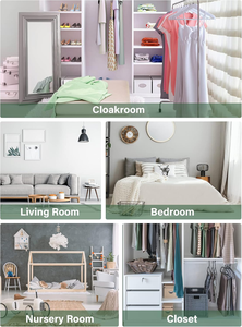 8-Mảnh Thiết Lập Thiết Kế Cổ Điển Có Thể Gập Lại Đa Chức Năng Vải Lưu Trữ Container Hình Chữ Nhật Hình Dạng Tủ Quần Áo Tổ Chức Ngăn Kéo - Product Image 6