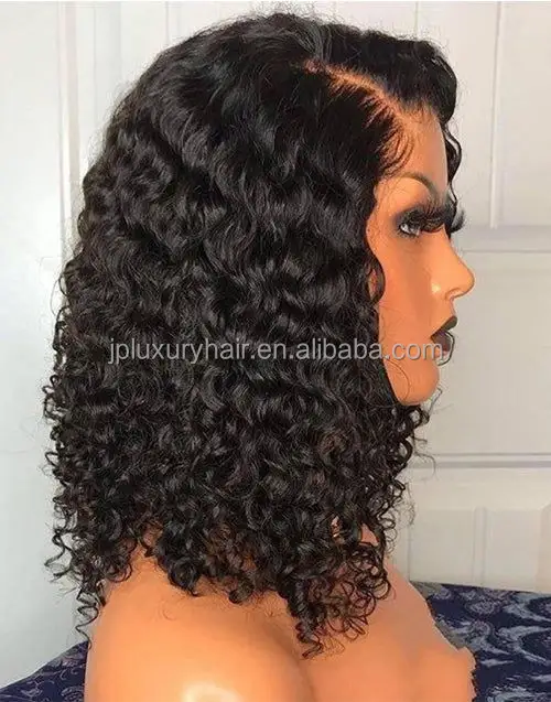 virgin hair hd lace raw full lace wig raw hair vietnam lace front bob wig jerry curl human hair wig 33b extensiones de cabello