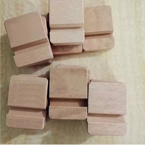 Soporte Portátil de Madera Natural para Teléfono Inteligente, Soporte de Escritorio para Teléfono Celular, Accesorios para Teléfono Móvil - Product Image 3