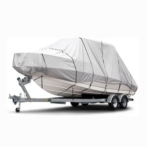 Telo Copribarca 600D Resistente per Esterni, Impermeabile e Antistrappo, con Cinghia di Fissaggio Regolabile - Product Image 1