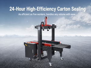 Máquina Selladora de Cajas Ajustable para Empaquetado Automático en las Industrias de Bebidas y Químicos, Tamaño Ajustable - Product Image 4