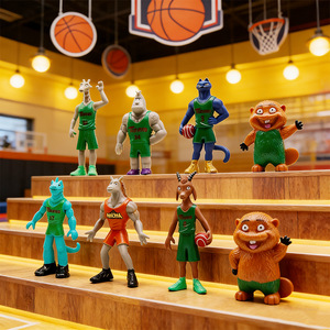 Nouvelles figurines de collection Miracle Dream Team de 3 à 4,<span class=keywords><strong>5</strong></span> pouces, modèle sportif, jouet décoratif, lot de 6 dans un sac - Product Image 6