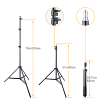 Ring Light dengan Tripod Stand Ringlight Pencahayaan Fotografi Lampu Kecantikan 10 Inch Lampu Selfie LED Ring Light