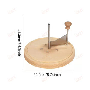 Bigoudi à <span class=keywords><strong>fromage</strong></span> en bois idéal <span class=keywords><strong>pour</strong></span> la meule à <span class=keywords><strong>fromage</strong></span> ou le chocolat Déchiqueteur antirouille multifonctionnel Bigoudi à <span class=keywords><strong>fromage</strong></span> <span class=keywords><strong>Girolle</strong></span> avec poignée - Product Image 4