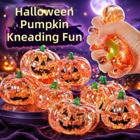 Boîte Mystère Squishy Halloween en Gros, Jouet Anti-Stress Pâton de Boulangerie Scintillant Taba, Cadeau Anti-Stress