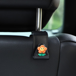 <b>Car</b> Headrest <b>Hooks</b> Cartoon PVC Slip <b>Hook</b> For <b>Car</b> Interior Storage Decoration - Product Image 2
