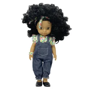 Sale Baby Toys Manufacturer Wholesale Children Gift Doll Cute Black African Dolls For Kids