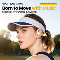 Écouteurs sans fil Bluetooth ALOVA 20H avec microphone pour la course à pied, lecture de musique, écouteurs sportifs à crochet d'oreille