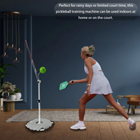 Entrenador de Pickleball Multifuncional de Alta Calidad para Niños, Rebotador Ajustable 360°, Ayuda Profesional para Entrenamiento de Tenis