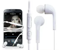 Vente en gros d'écouteurs intra-auriculaires filaires J5 3,5 mm avec micro pour Samsung S8 S9 S4 S5, écouteurs avec interface 3,5 mm pour smartphones