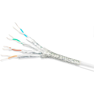 Câble réseau Ethernet Cat7 SFTP <span class=keywords><strong>double</strong></span> blindage en cuivre nu, connecteur <span class=keywords><strong>RJ45</strong></span> plaqué or, 26AWG, 10 Gbps, <span class=keywords><strong>cordon</strong></span> de raccordement haute vitesse - Product Image 4