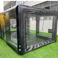Tente de lavage de voiture gonflable robuste, garage mobile portable, installation facile, abri imperméable pour le lavage, le polissage et la peinture des voitures