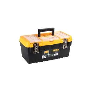 Boîte à outils Perel avec loquets métalliques-413x212x186mm - Product Image 1