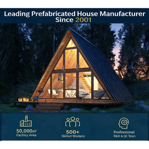 Villa <span class=keywords><strong>en</strong></span> <span class=keywords><strong>bois</strong></span> triangulaire moderne et écologique - Origine Hubei pour les zones écologiques d'hôtels - Product Image 1