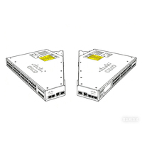 Switch Cisco Catalyst C9200L-24P-4G-E a 24 porte PoE+ Gigabit con 4 uplink SFP, switch gestito per imprese, switch Gigabit gestito di livello 3