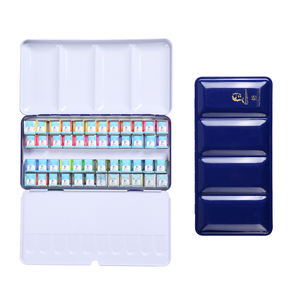 Giorgione 48 colores <span class=keywords><strong>Winsor</strong></span> Newton sólido metálico <span class=keywords><strong>acuarela</strong></span> pintura Kit portátil campo bolsillo Aquarelle Set para pintura de papel - Product Image 1