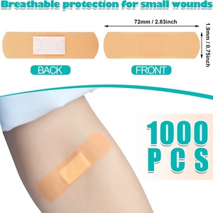 Factory direct sales of household and daily-use PE <b>waterproof</b> and breathable bandages for hemostasis, wound care, and - Product Image 2