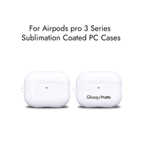 Casing Earphone Multifungsi 3D Sublimasi Kosong untuk Airpods 4 PC, Cetak Transfer Panas, Hadiah Promosi Custom
