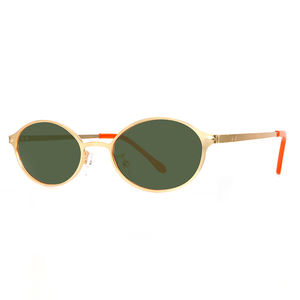 Gafas de Sol Ovaladas Pequeñas de Metal Retro de Moda Nueva 2026 STORY GY02555 para Mujer y Hombre, Gafas de Sol de Diseñador de Marca <span class=keywords><strong>Y2K</strong></span> con Remaches Estilo Steampunk - Product Image 4