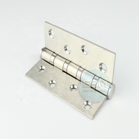 Charnières de porte modernes en satin brossé à 4 roulements à billes, charnières de porte et de fenêtre en acier inoxydable 201 304 4x3