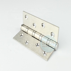 Charnières de porte modernes en satin brossé à <span class=keywords><strong>4</strong></span> roulements à billes, charnières de porte et de fenêtre en acier inoxydable 201 304 4x3 - Product Image 5