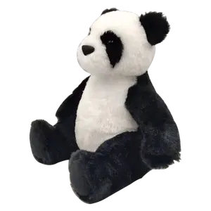 OEM/ODM fabbrica personalizzata all'ingrosso di alta qualità 7 pollici seduto panda adorabile peluche morbido