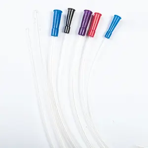 Hospital Supply Good Quality Nelaton Catheter Disposable Medical PVC Hydrophilic Intermittent Catheter
