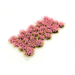 Fleur Cluster Modèle Herbe Aiguille Poudre 1:87 Échelle Artificielle Paysage Buissons Miniature Modèle Train Arbre - Product Image 1