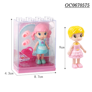 Bambole di Plastica Cartoon per Bambine con Accessori per Vestirle - Product Image 6