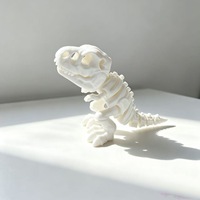 Modèle de dinosaure articulé flexible, structure squelettique, articulations mobiles, jouet de présentation sur le bureau pour les amateurs de dinosaures