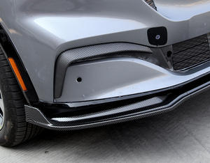 Adecuado para <span class=keywords><strong>Ford</strong></span> Electric Horse Overseas <span class=keywords><strong>Mustang</strong></span> <span class=keywords><strong>Mach</strong></span>-E fibra de carbono con patrón de luz antiniebla hoja pala delantera modificación - Product Image 6